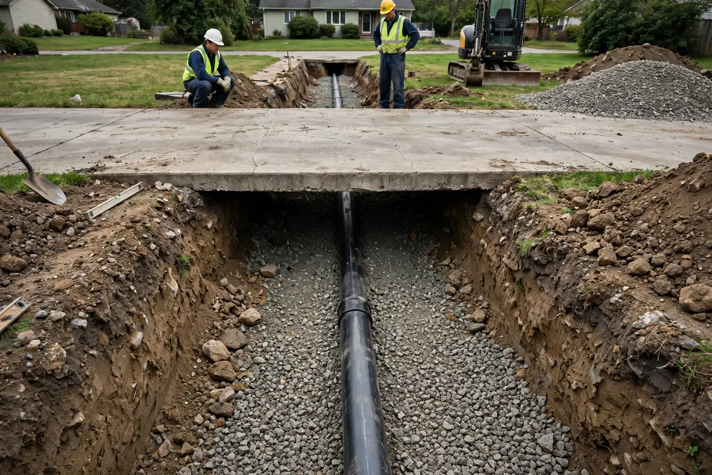 Offset Line Under Driveway Renewed