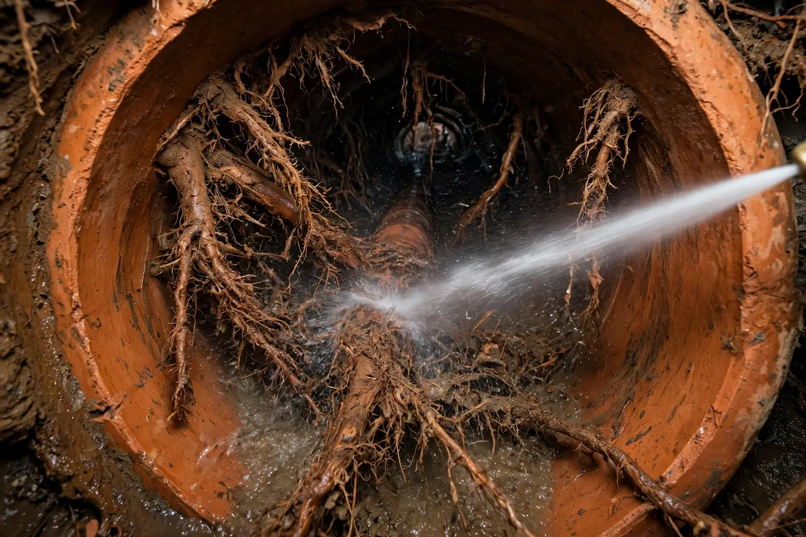 Root Filled Clay Lateral Reopened